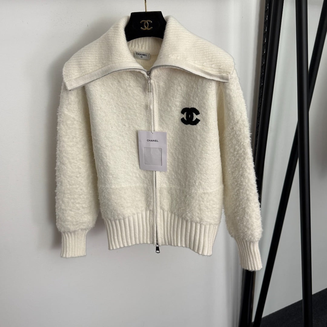 Chanel fur sweater
