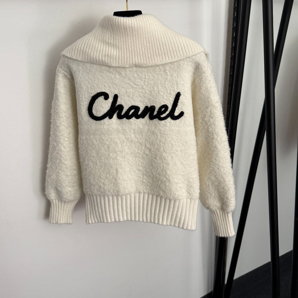 Chanel fur sweater