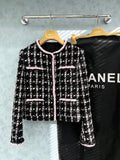 Chanel Black & White Stripe Jacket