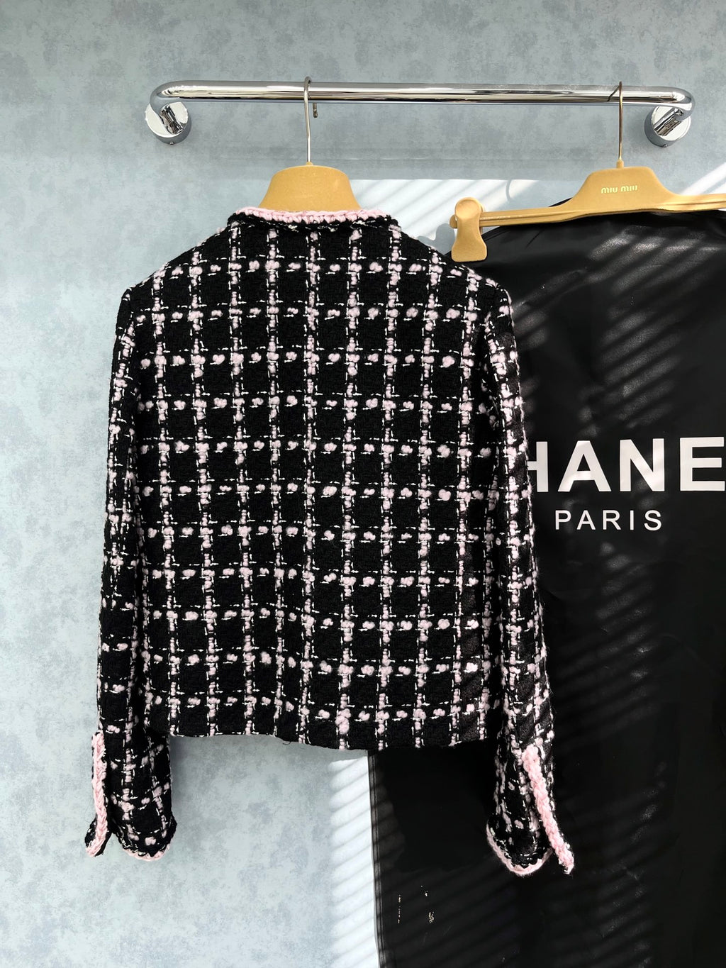 Chanel Black & White Stripe Jacket