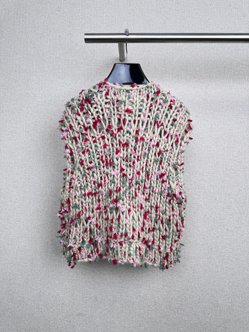 Chanel Multi-coloured knitted vest with buttons