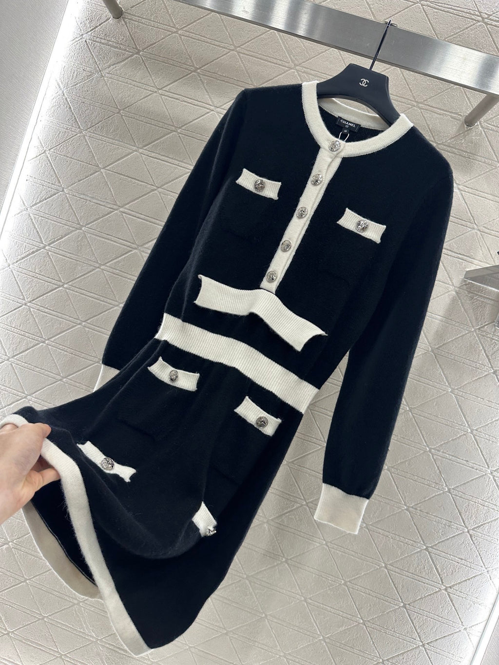 Black Chanel Top and shorts skirt