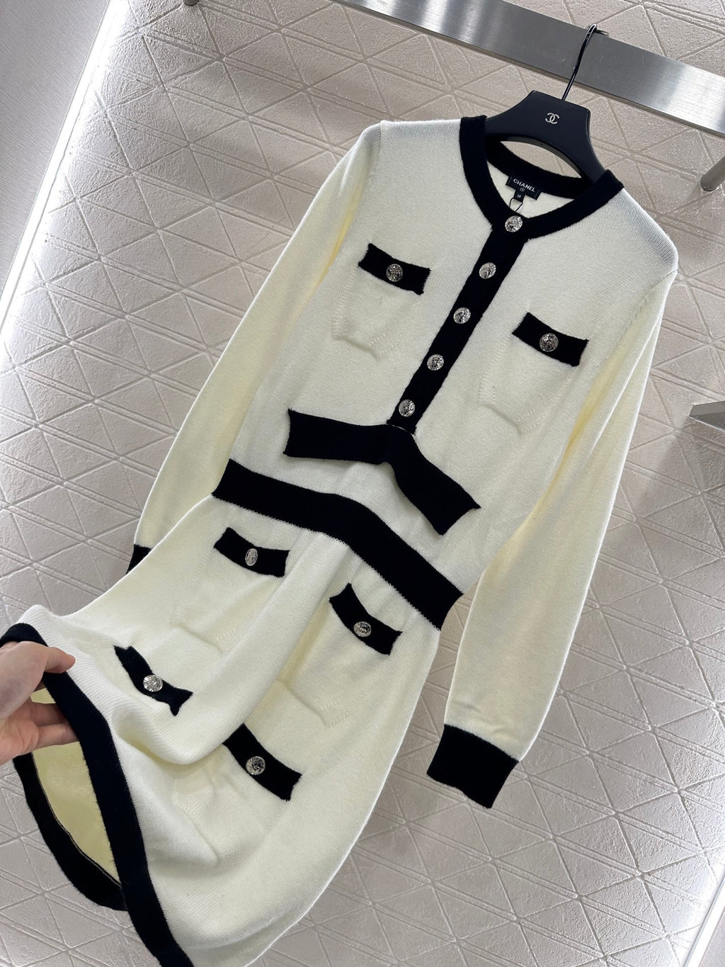 White Chanel Top and shorts skirt