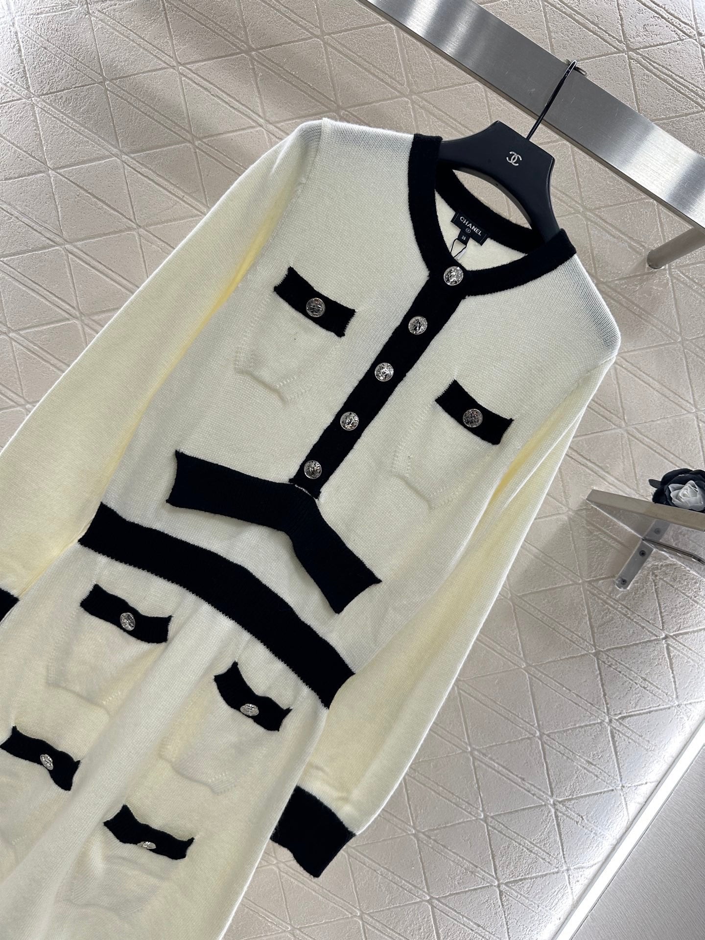 White Chanel Top and shorts skirt