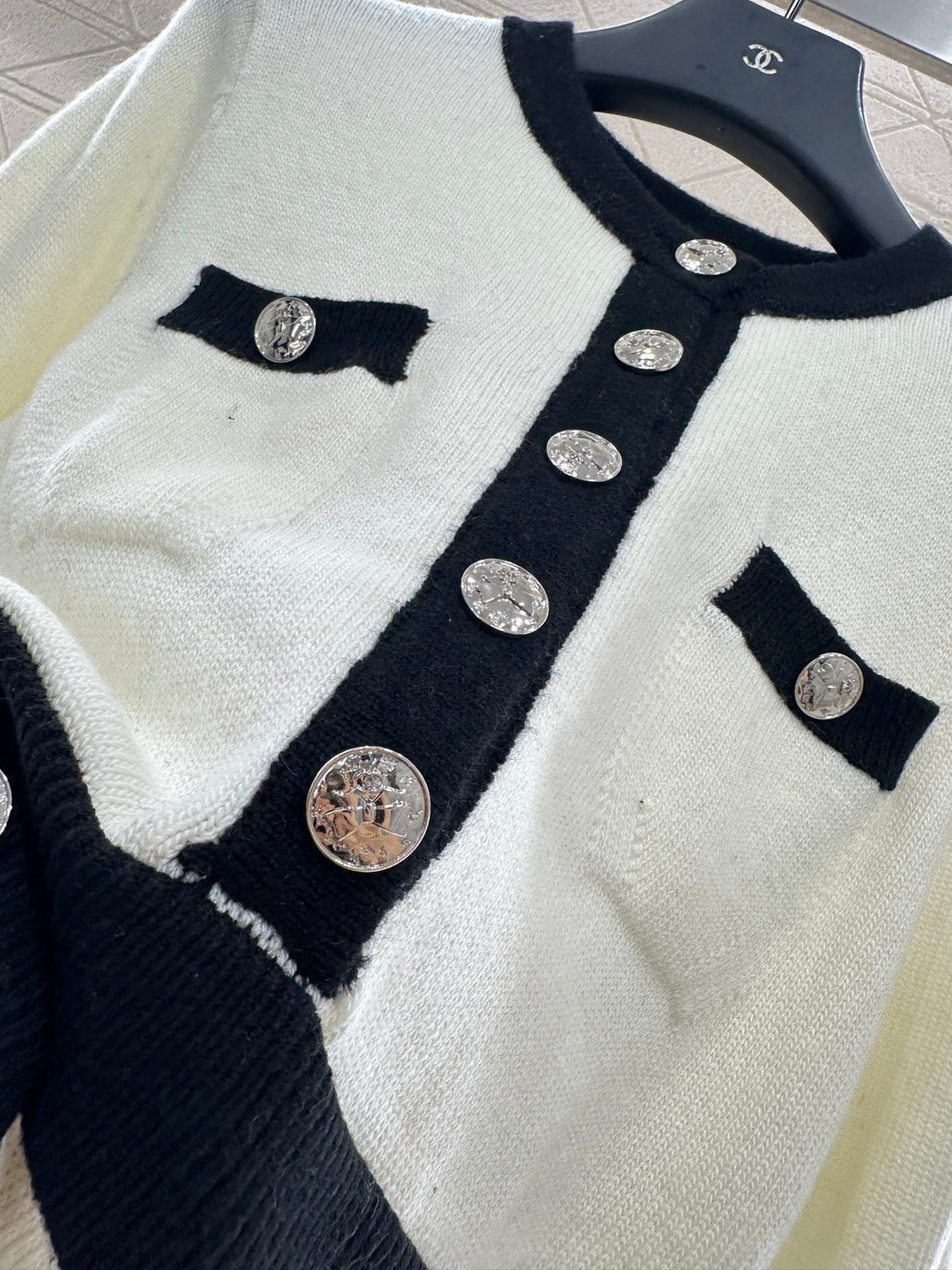 White Chanel Top and shorts skirt