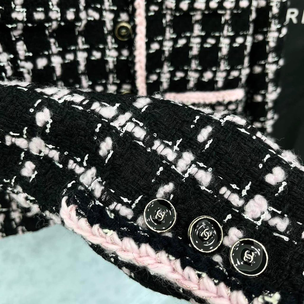 Chanel Women's black multi Coats