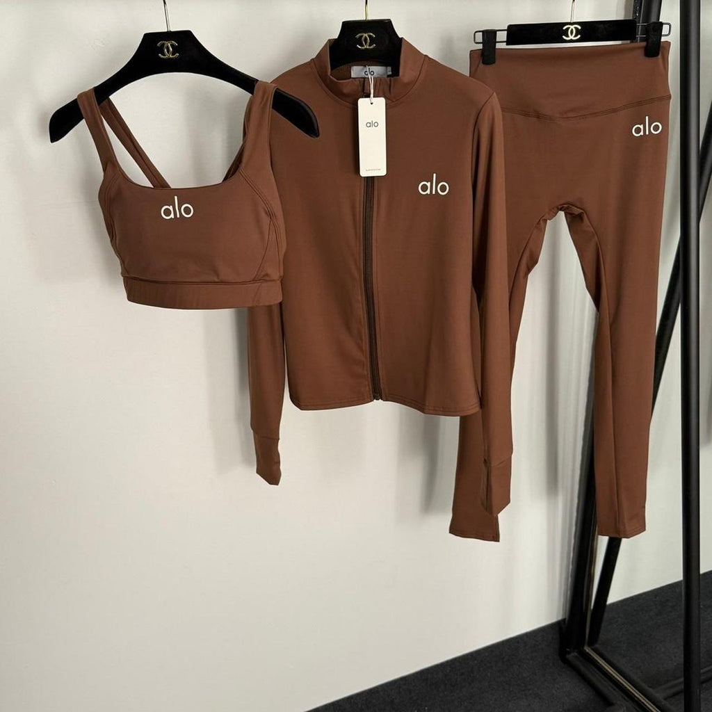 Alo Yoga Women's brown tan Leggings