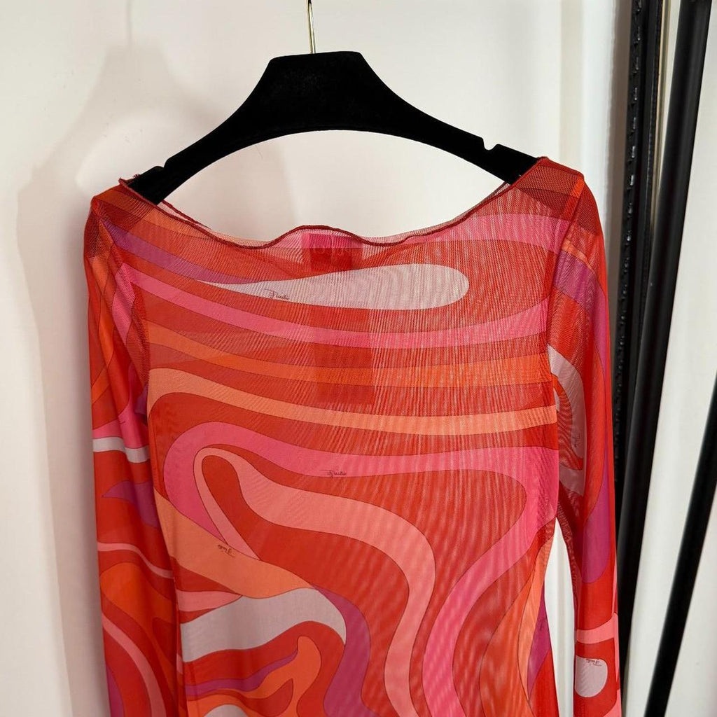 Emilio Pucci Women's multi orange Dresses