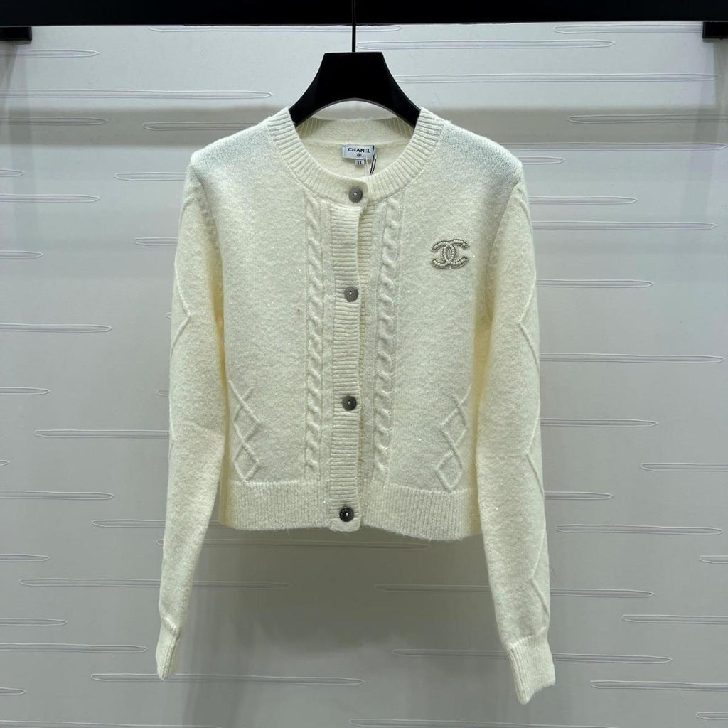Chanel Women's cream white Cardigans