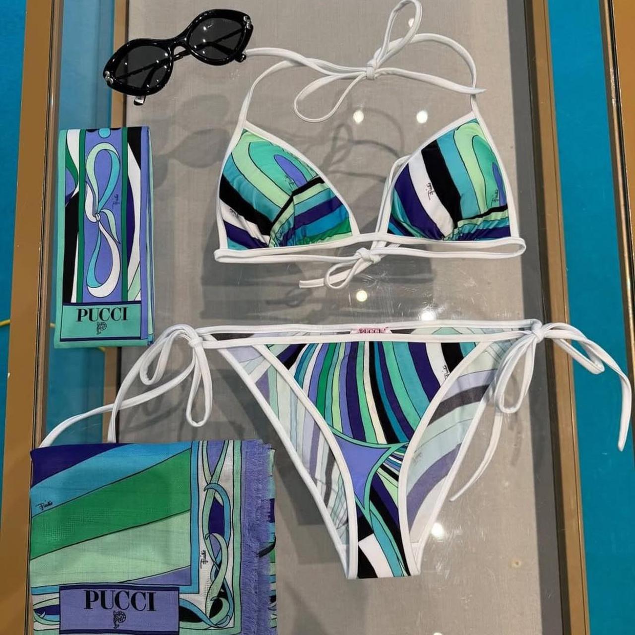 Emilio Pucci Women's multi blue Bikini and tankini sets