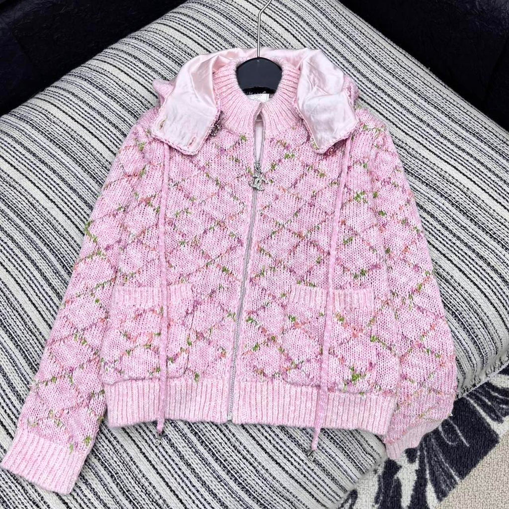 Chanel Women's pink multi Hoodies