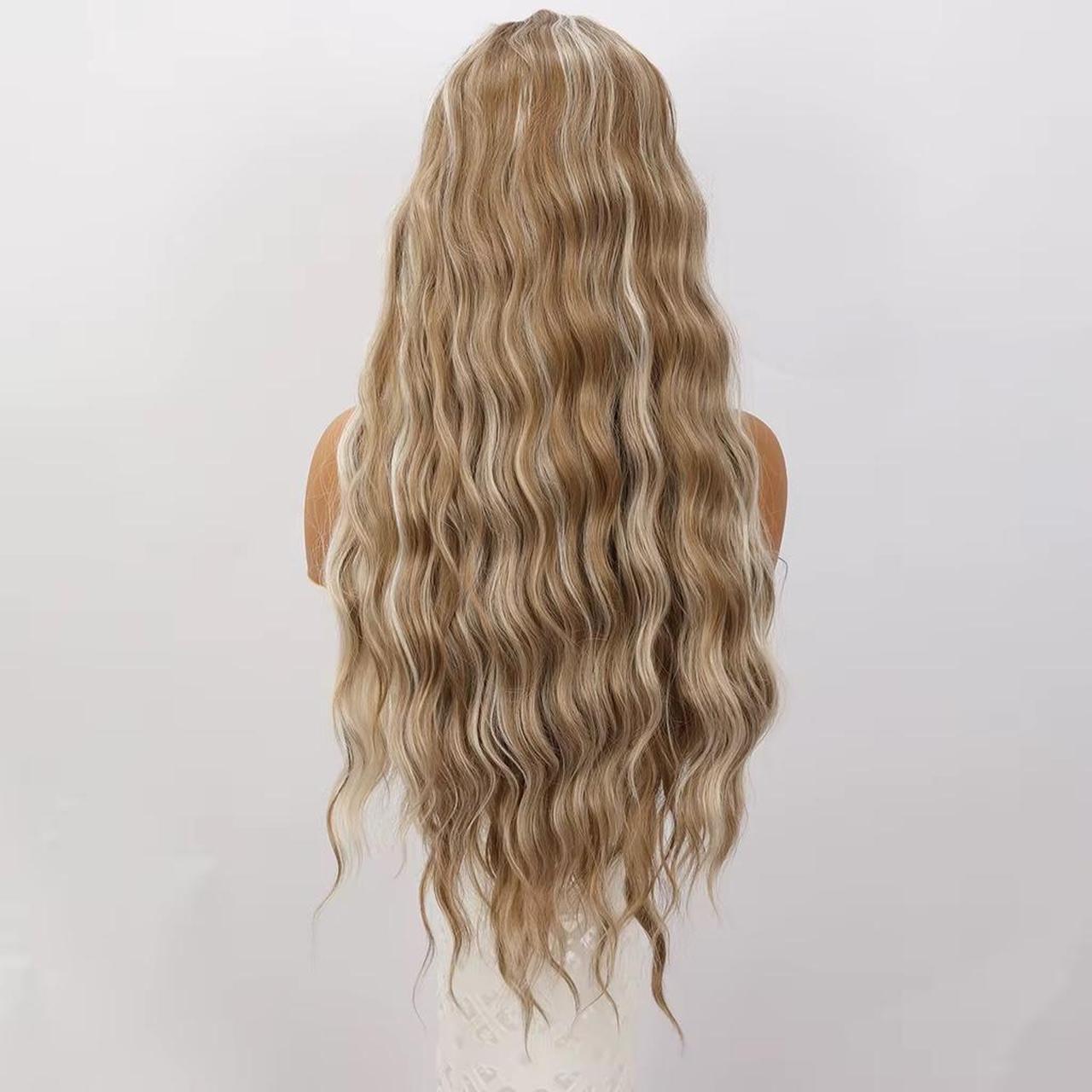 16" long, 24" high lace front wig with 100% hand-tied lace
