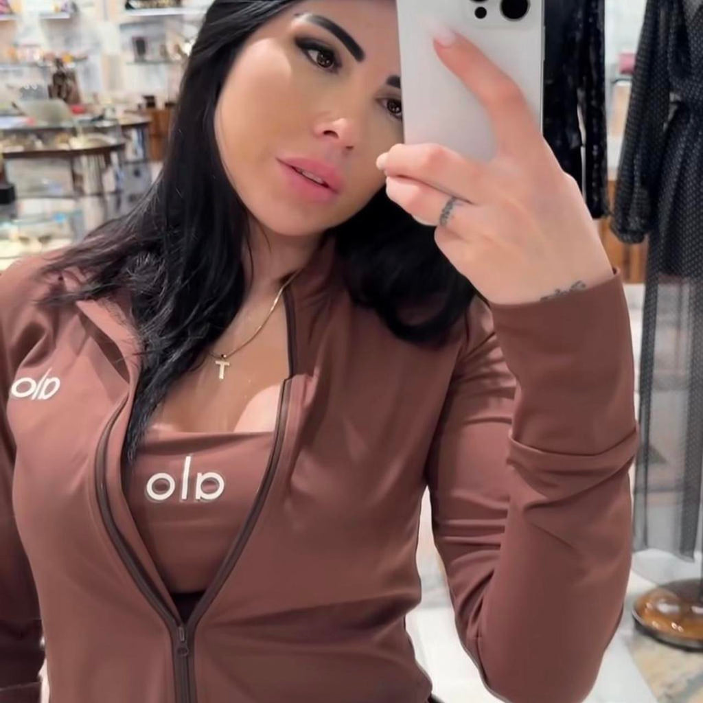 Alo Yoga Women's brown tan Leggings