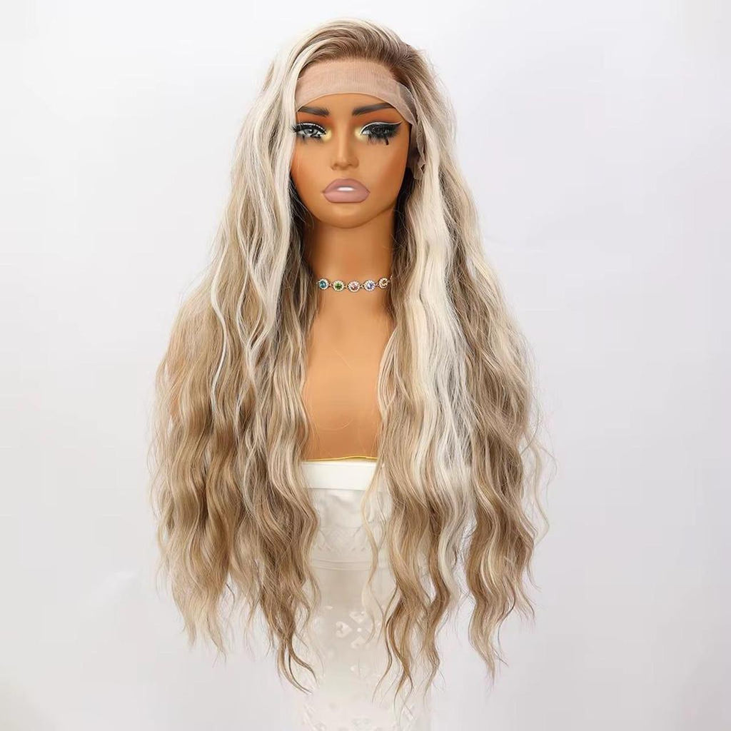 16" long, 24" high lace front wig with 100% hand-tied lace