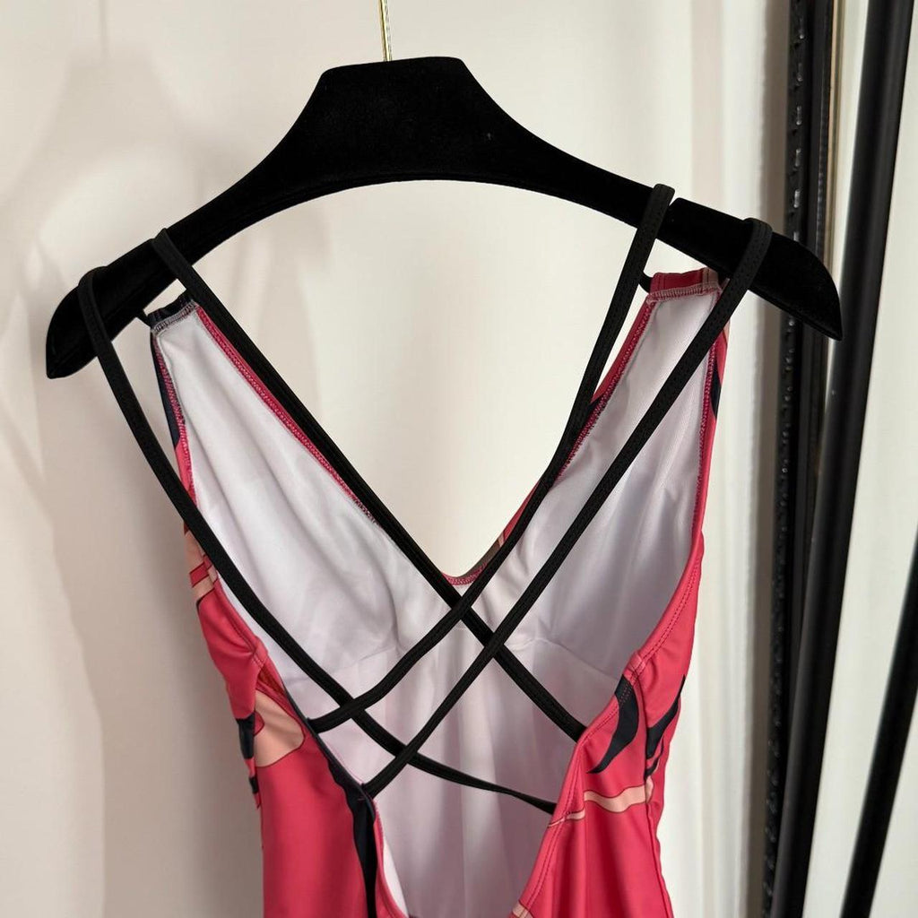 Emilio Pucci Junior Women's pink red Bikini and tankini sets