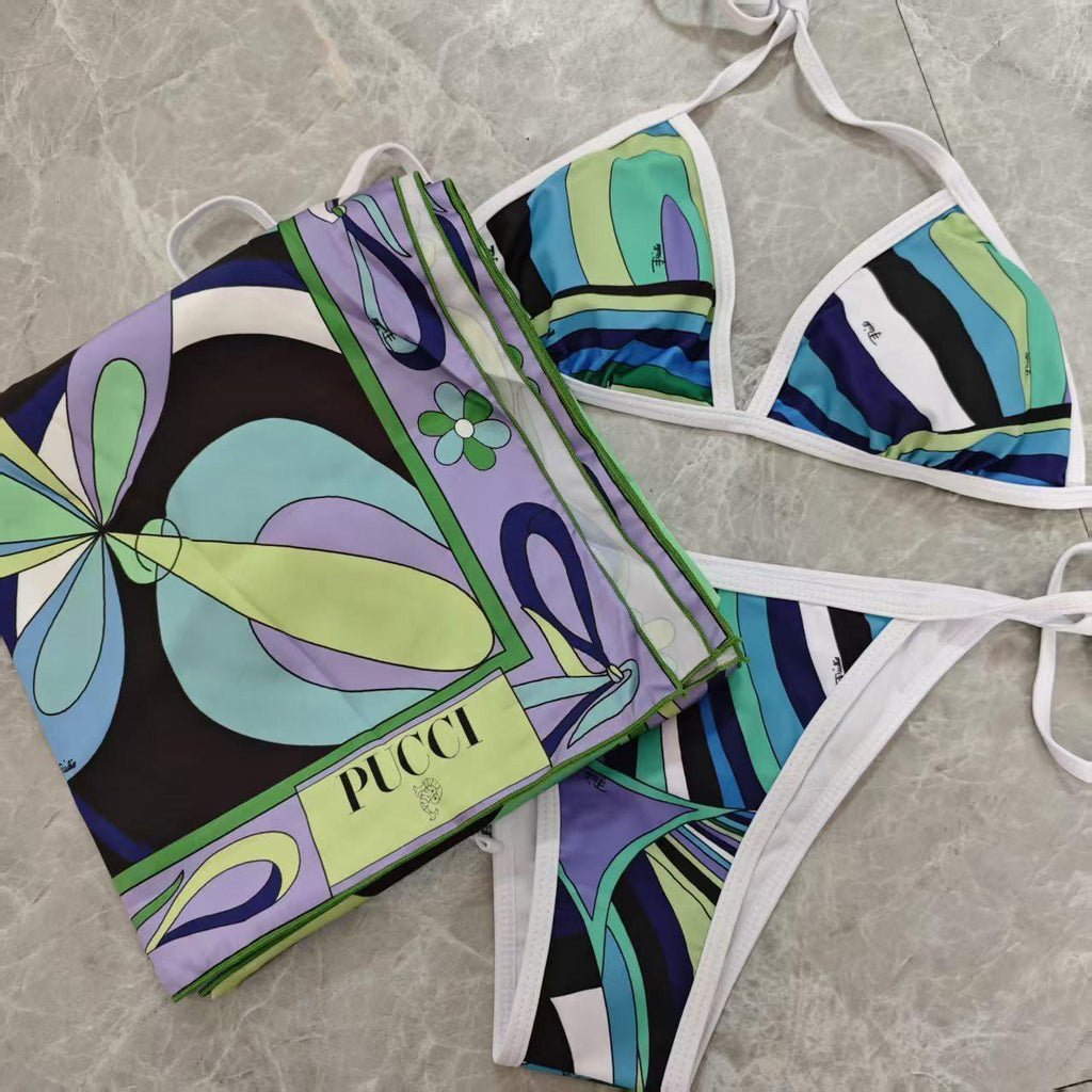 Emilio Pucci Women's multi blue Bikini and tankini sets