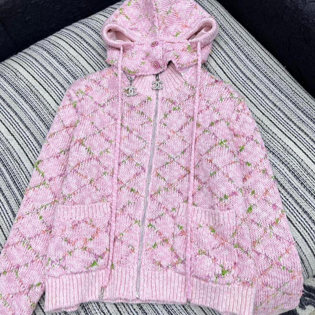 Chanel Women's pink multi Hoodies