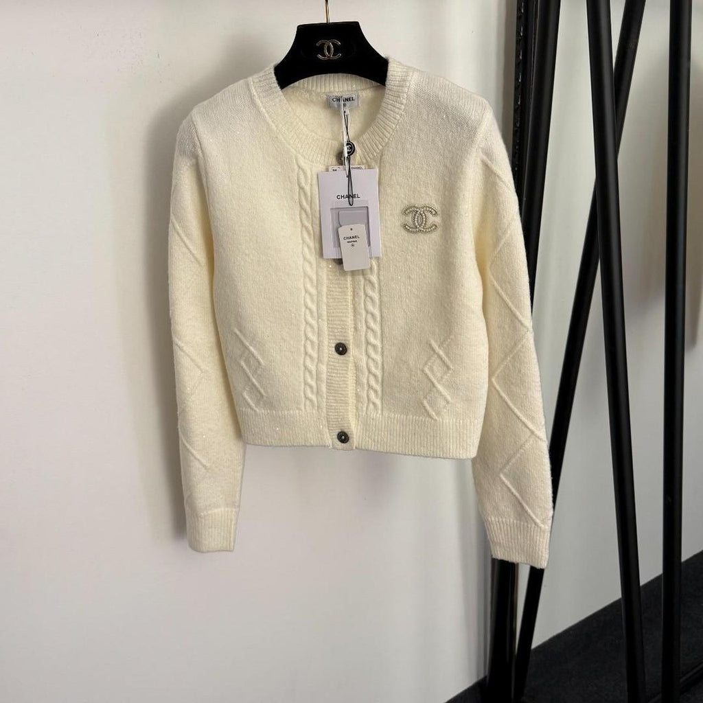 Chanel Women's cream white Cardigans