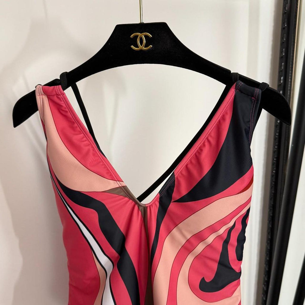 Emilio Pucci Junior Women's pink red Bikini and tankini sets