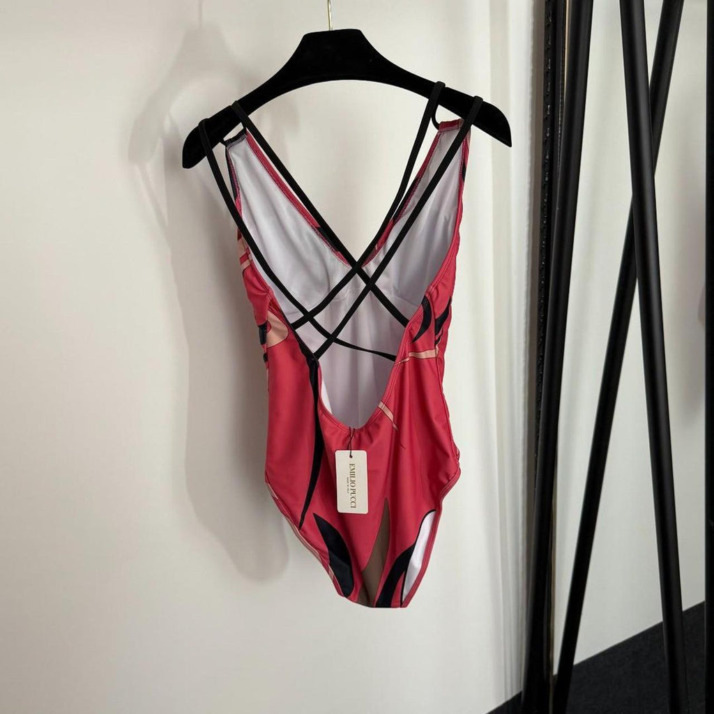 Emilio Pucci Junior Women's pink red Bikini and tankini sets