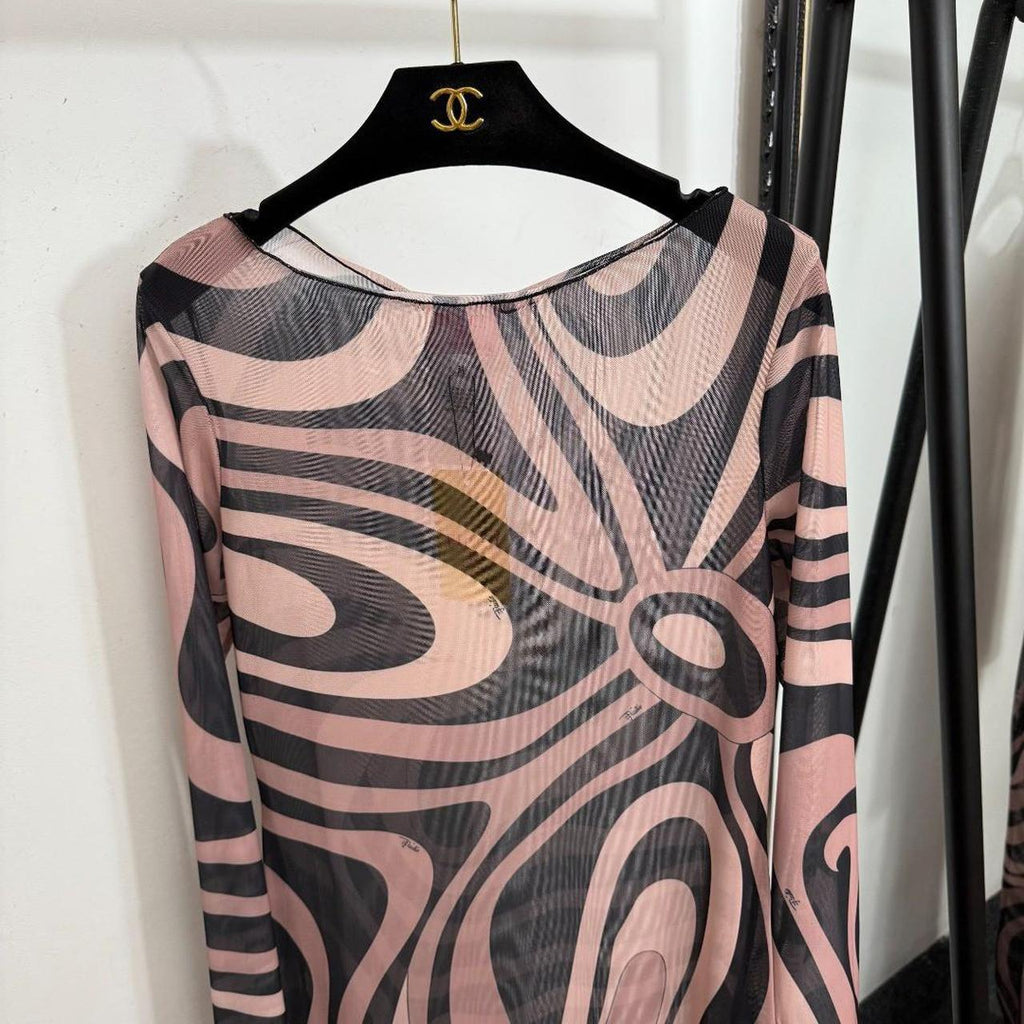 Emilio Pucci Women's pink brown Dresses