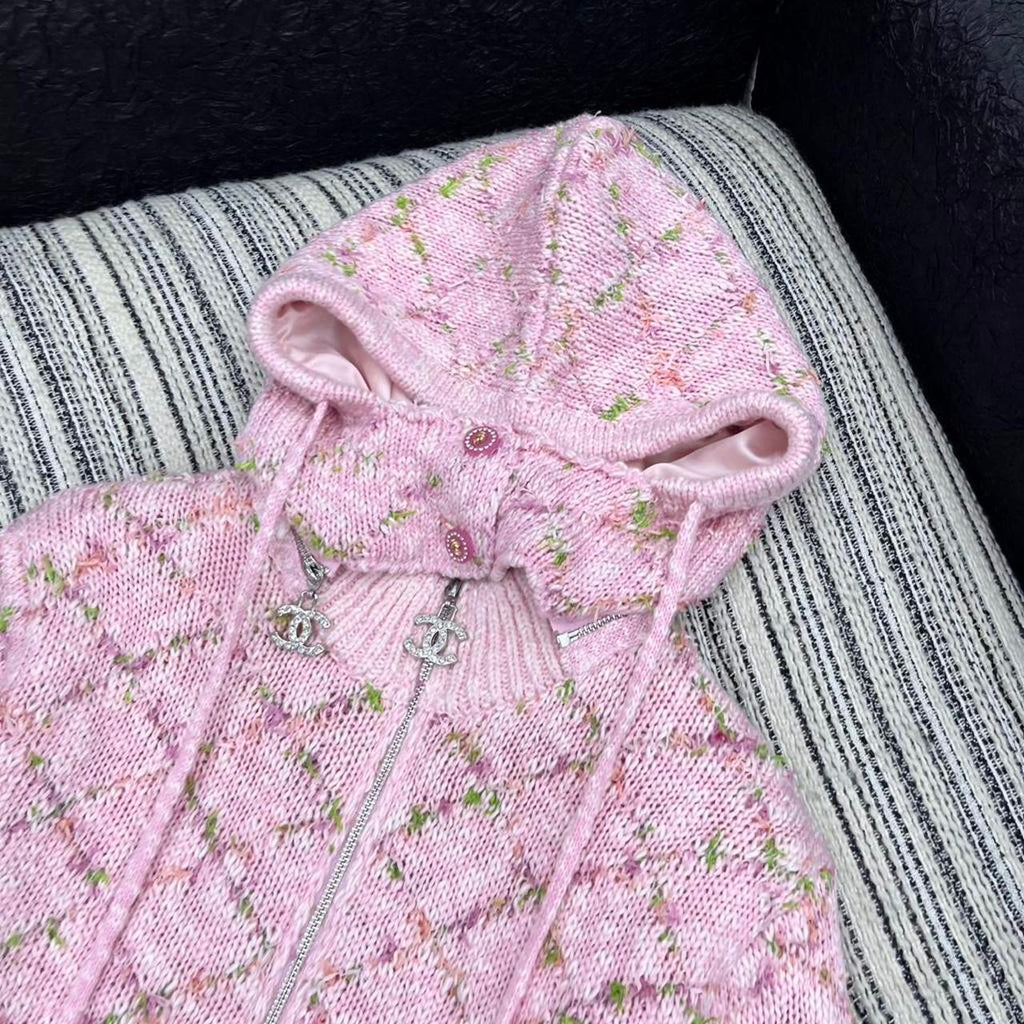Chanel Women's pink multi Hoodies